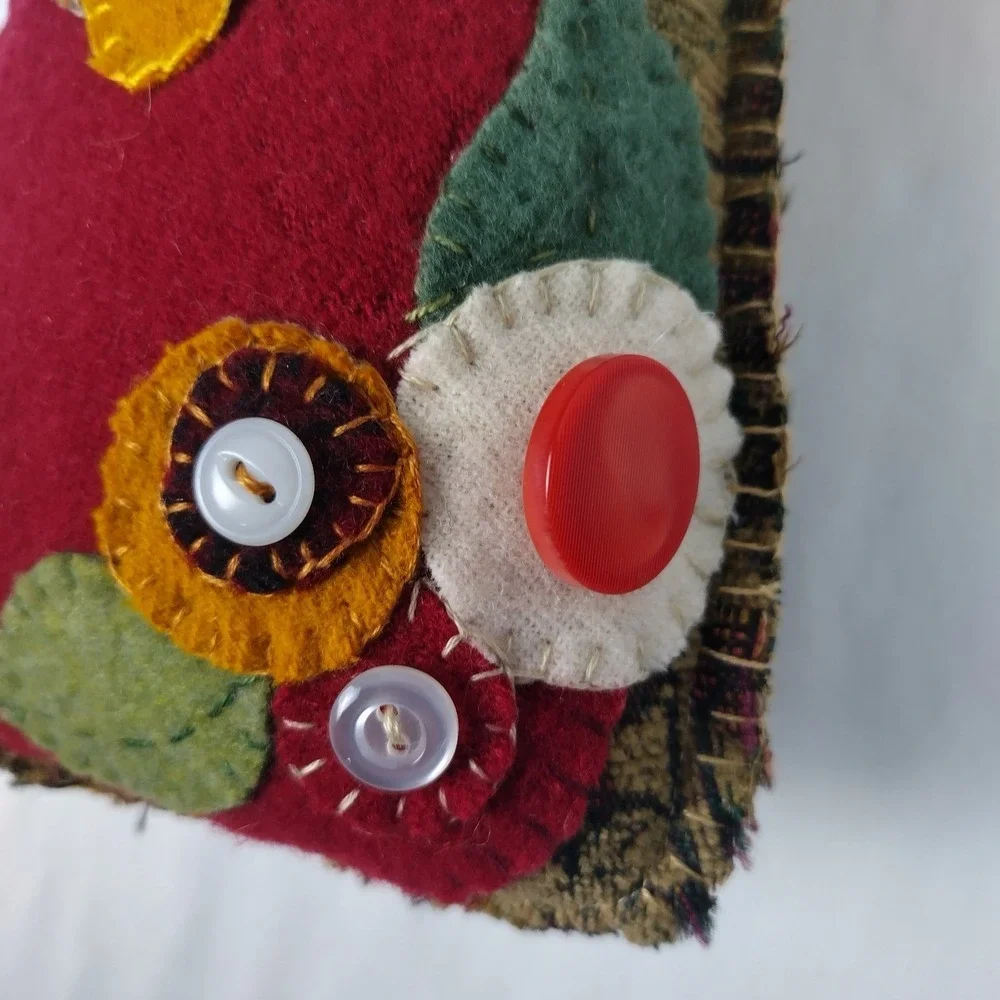Handmade Owl Patch Button Night Stuffed Animal
